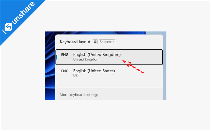 quickly change the keyboard language on Windows 11