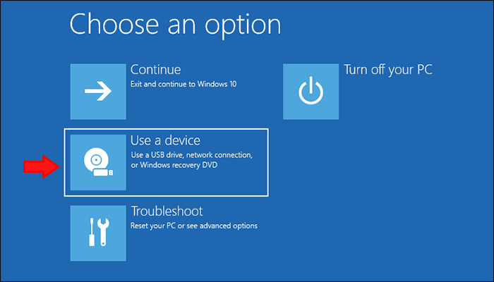 click Use a device