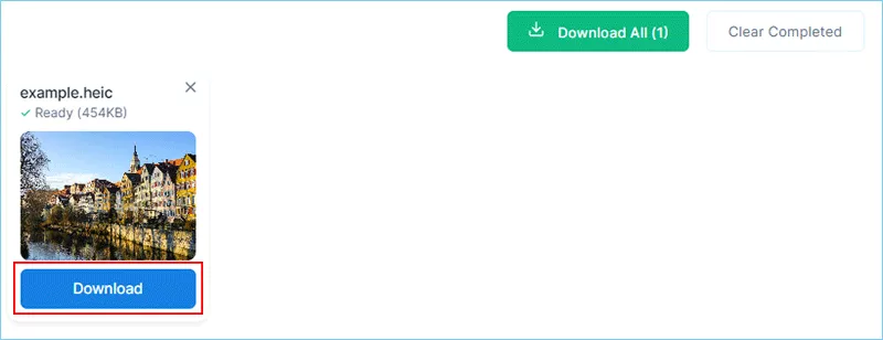 click Download button