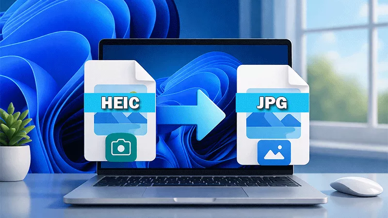 convert HEIC to JPG in Windows 11