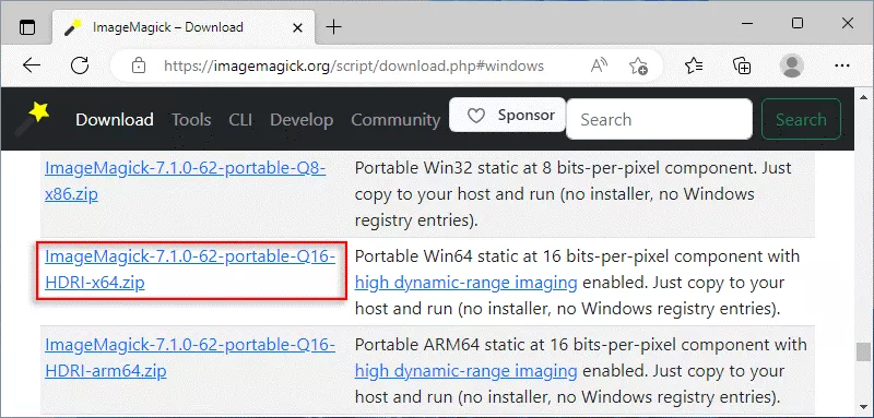 download ImageMagick