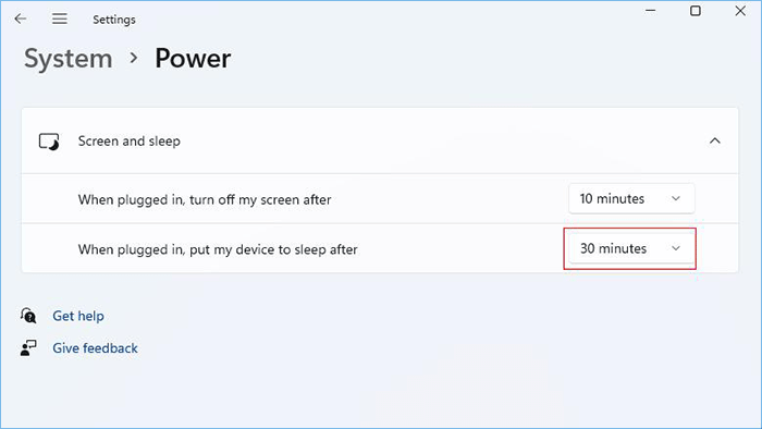 lock screen sleep windows 11