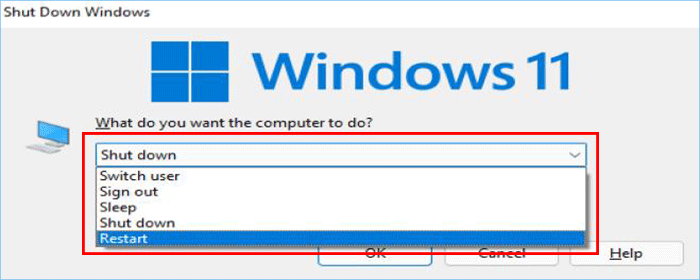 open Shut Down Windows