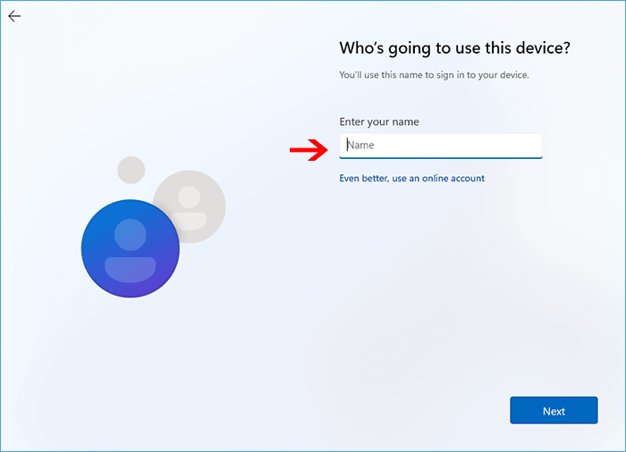 install Windows 11 with local account