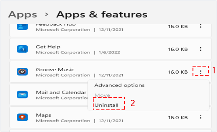 uninstall unused apps