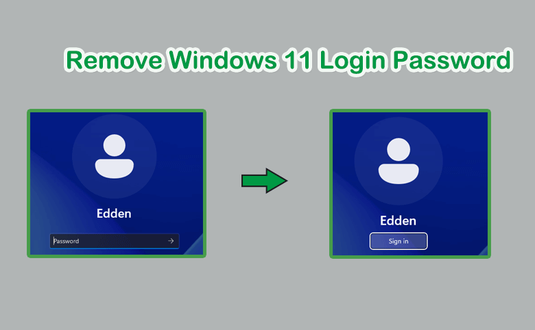 remove Windows 11 login password
