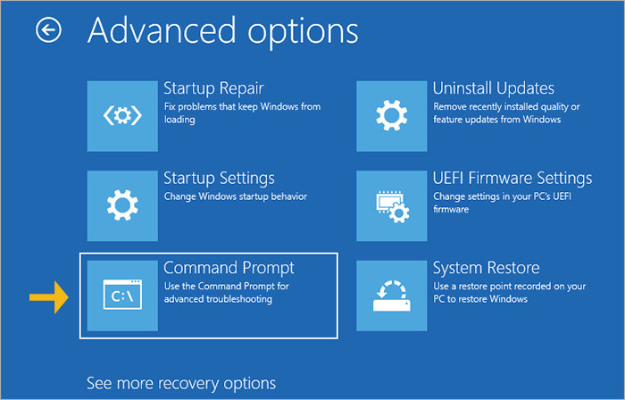 choose command prompt option