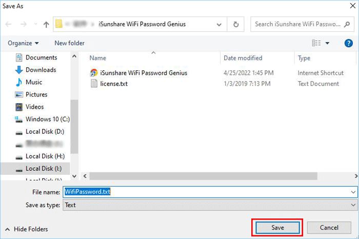 save Wi-Fi password to a file in your Windows 11