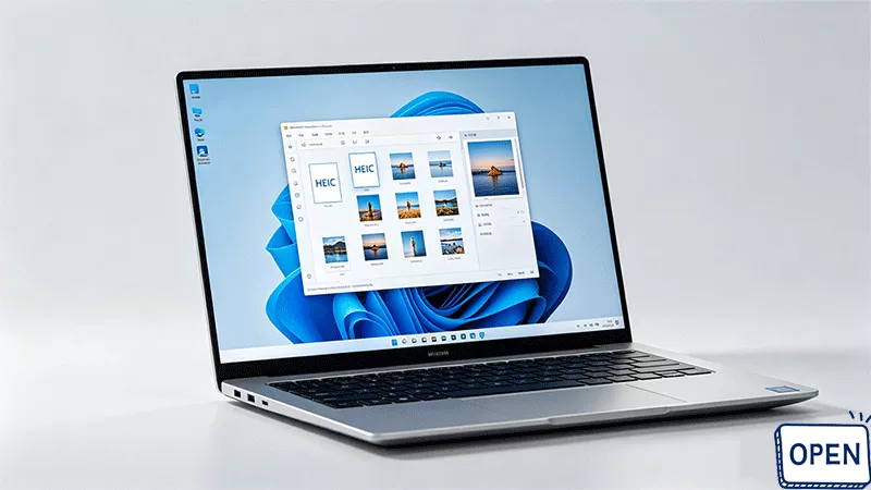 Open HEIC image in Windows 11