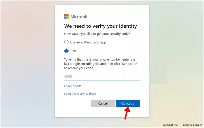 verify your identity
