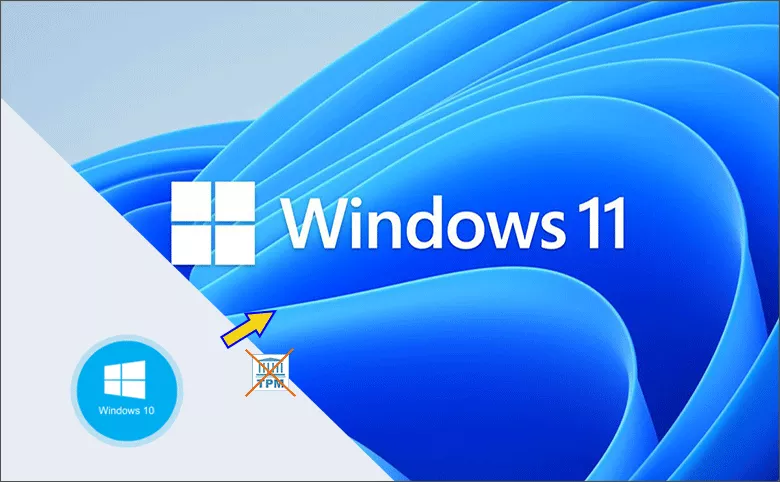 upgrade to Windows 11 from Windows 10 without TPM