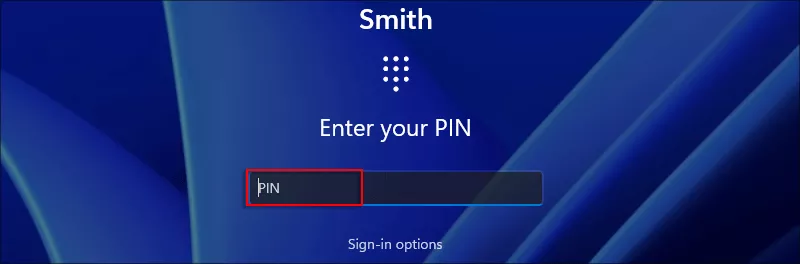 sign in your account