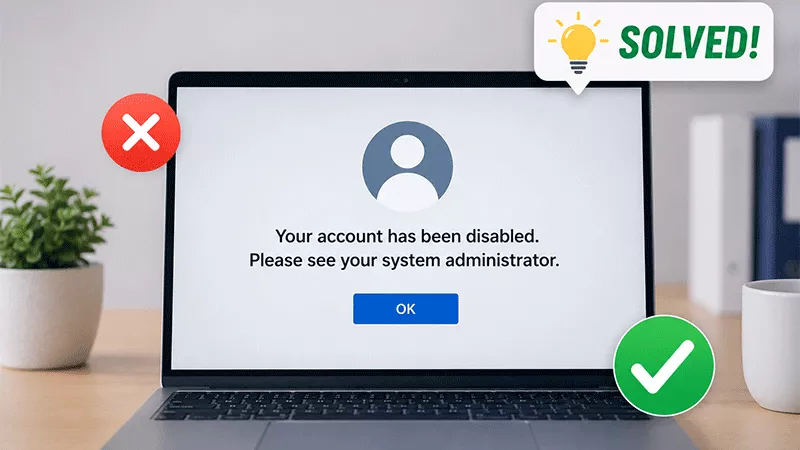 How to Fix Your Account Has Been Disabled
