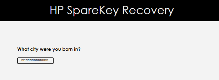 answer HP Sparekey questions