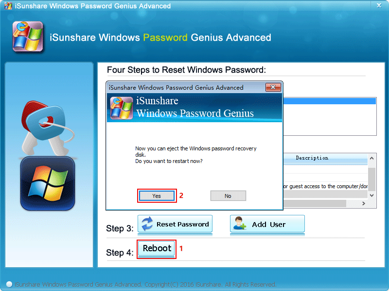 windows 7 password reset software