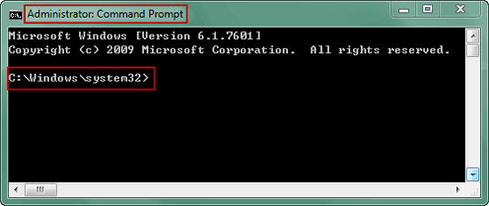 command prompt admin