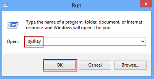 open syskey run
