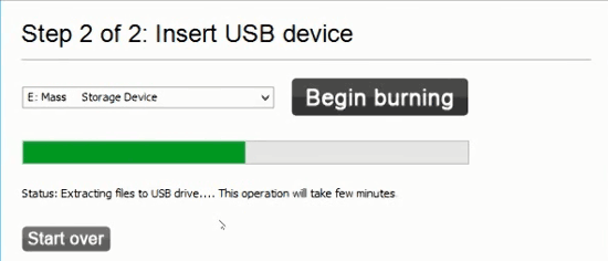 burn password reset disk