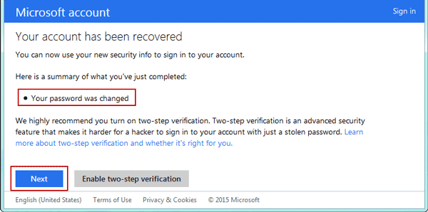 Reset a forgotten Microsoft account password - Microsoft Support