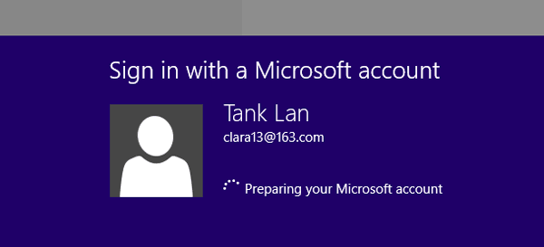 sign in windows 8 with microsoft account and reset password