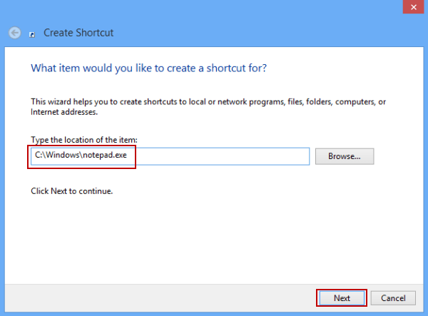 2 Ways To Create A Notepad Shortcut On Windows 8 8 1 Desktop