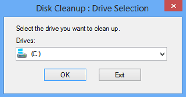 disk cleanup