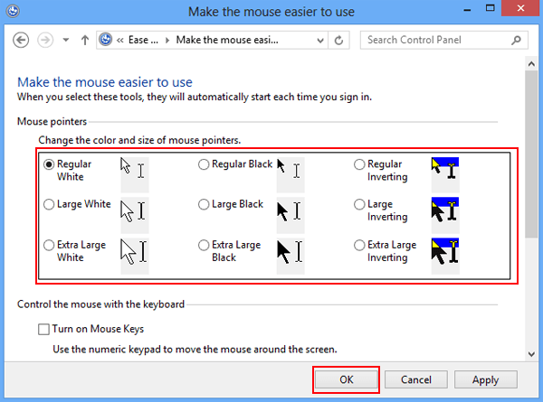 how to change your mouse color