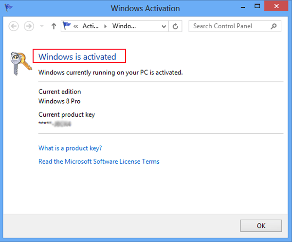 How To Check If Windows 8 Is Activated