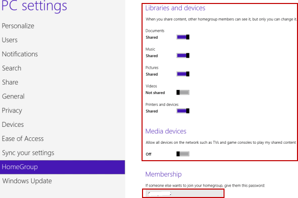 specify shared libraries and devices