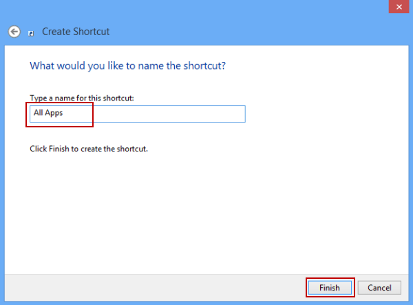 rename shortcut