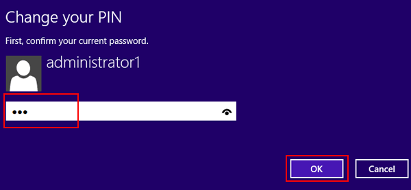 enter administrator password