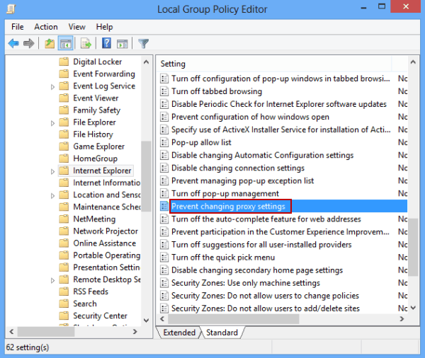 How to remove proxy settings in your browser