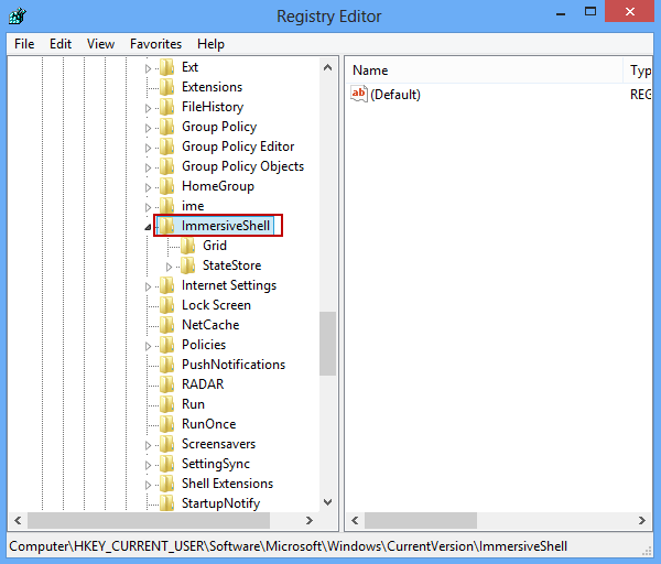 open immersiveshell folder