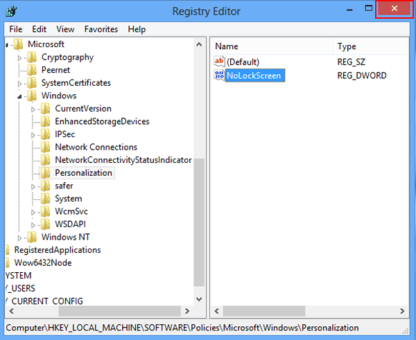 close registry editor