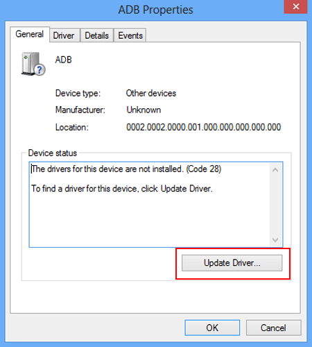 select update driver