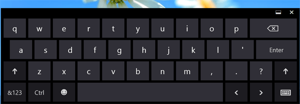 touch keyboard