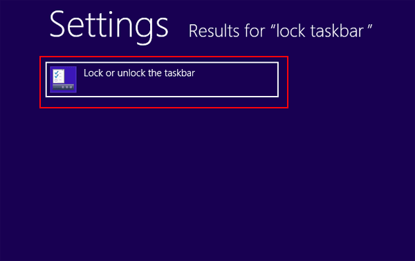 click Lock or Unlock the taskbar