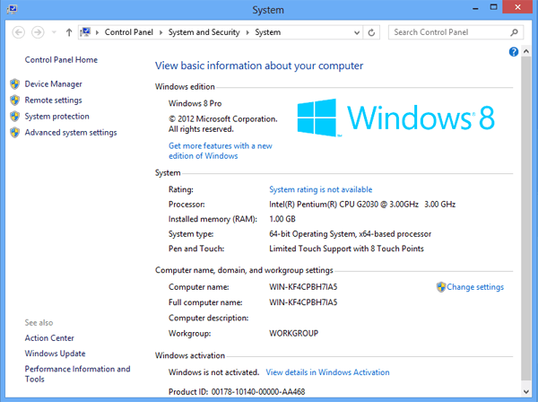 open system window