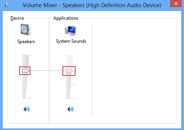 move the volume control scales