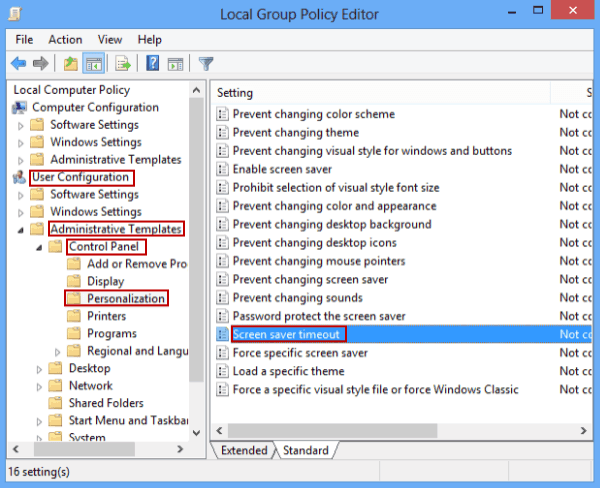 windows 8 screensaver not working windows 8 screensaver not working