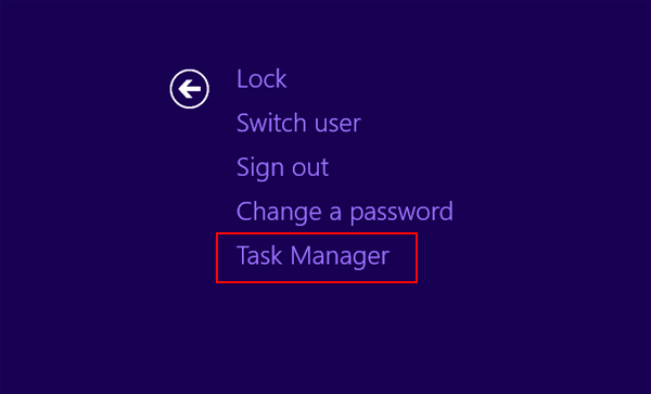 choose task manager