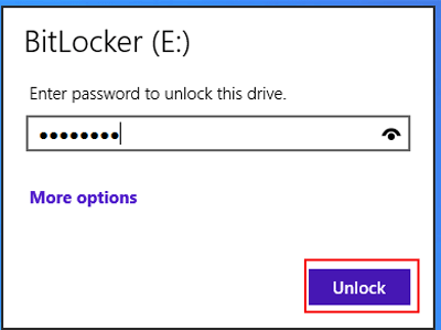 enter password to unlock