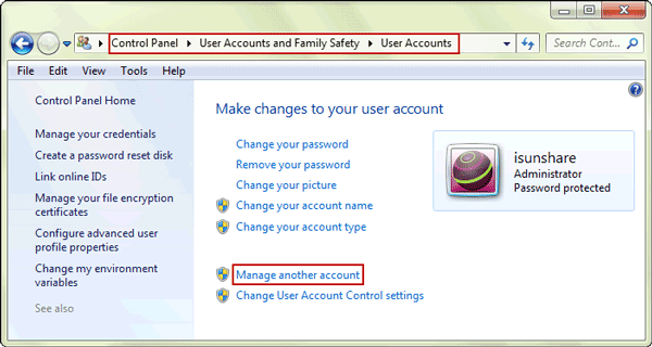 how to add another user on windows 7