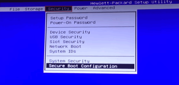 why disable secure boot windows 10