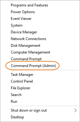 run command prompt in windows 8 or 10 pc