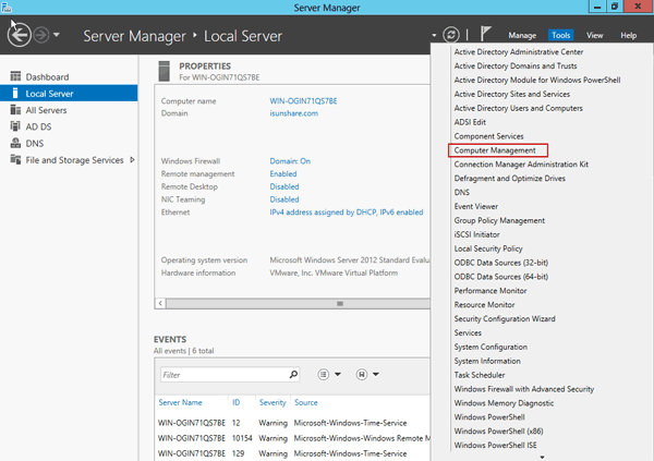 choose tools to create Windows server 2012 virtual hard disk