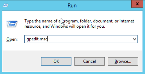 run local group policy editor