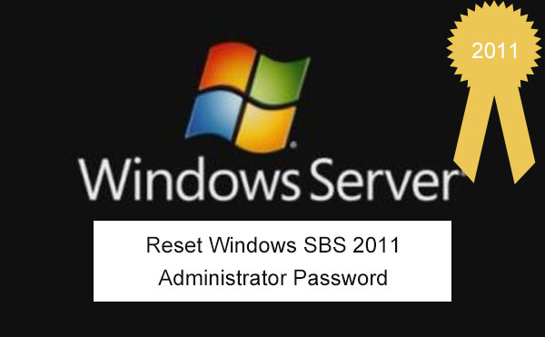 windows server 2011 password reset