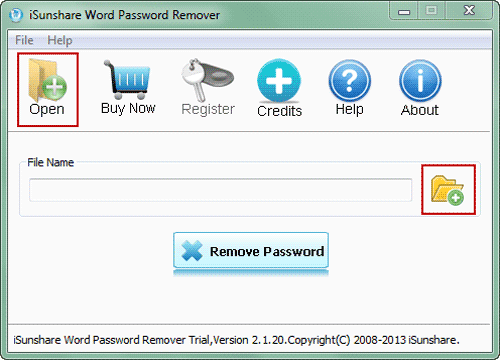 暗号化された word ドキュメントをインポート