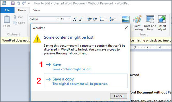 microsoft word selection is locked how to unlock
